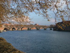 Garonne river in Toulouse